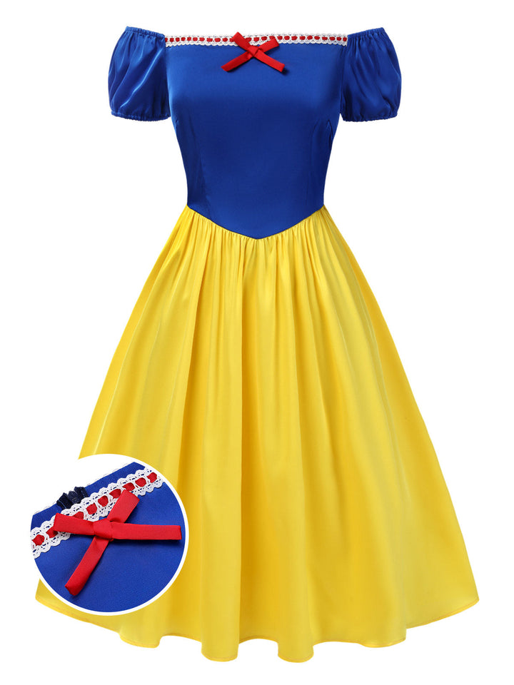 1950s OffShoulder Puff Sleeve Princess | 1950s | vintage dress, retro fashion
