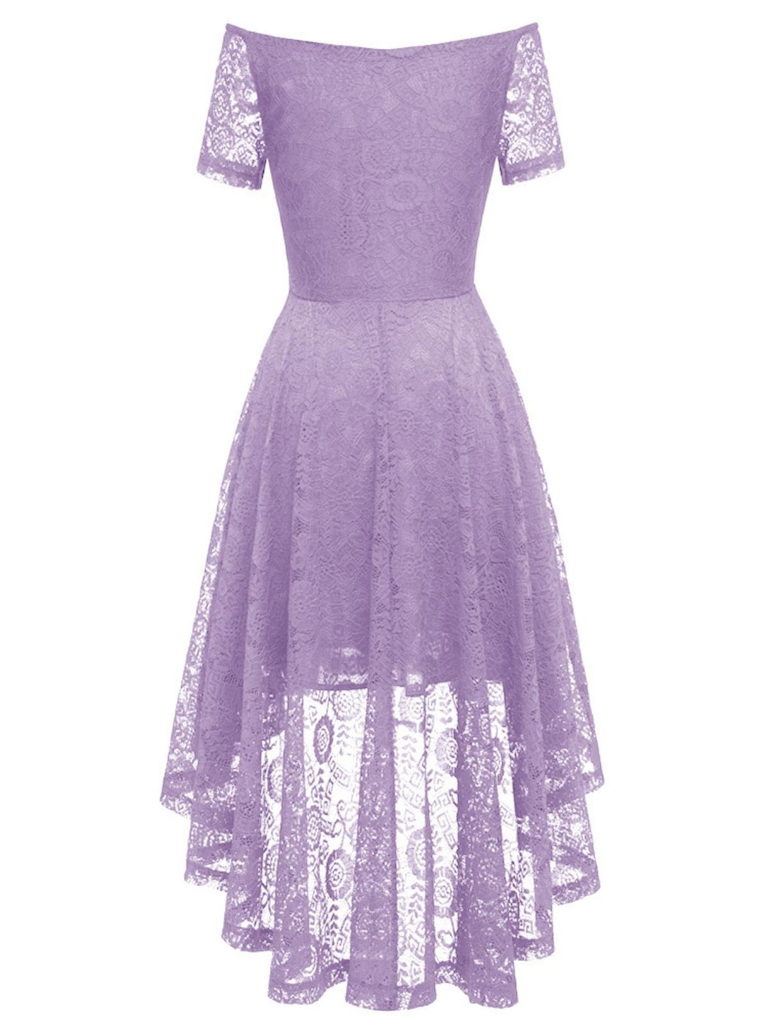 1950s Off-shoulder Floral Lace Dress: timeless style reimagined