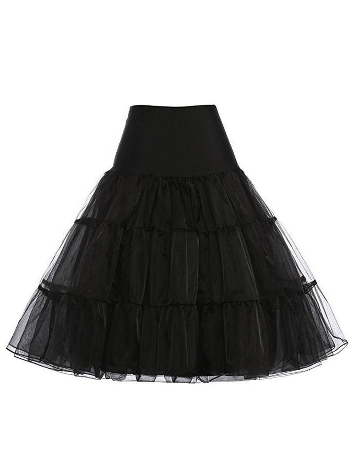 She throws on this 1950s Petticoat Tutu Crinoline Underskirt and the city feels like 1950s Paris