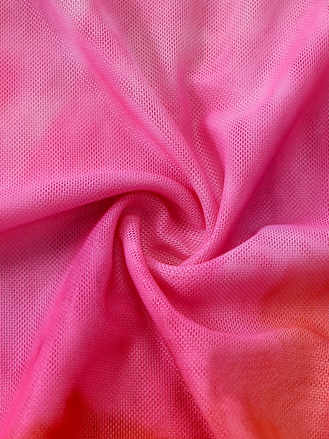 Pink 1950s Gradient Halter Tankini Set &amp; Asymmetric Cover-Up - vintage fashion, retro style