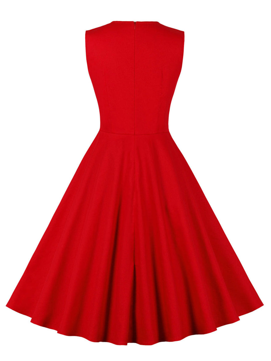 &amp; 1950s Plaid V-Neck Dress — vintage elegance for the modern woman