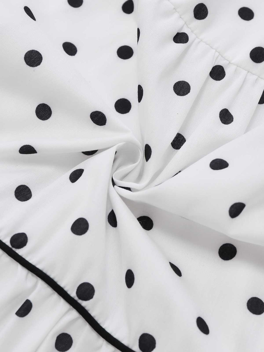 1950s Polka Dot Belted Sleeveless Shirt Dress - vintage dress, retro fashion, rockabilly