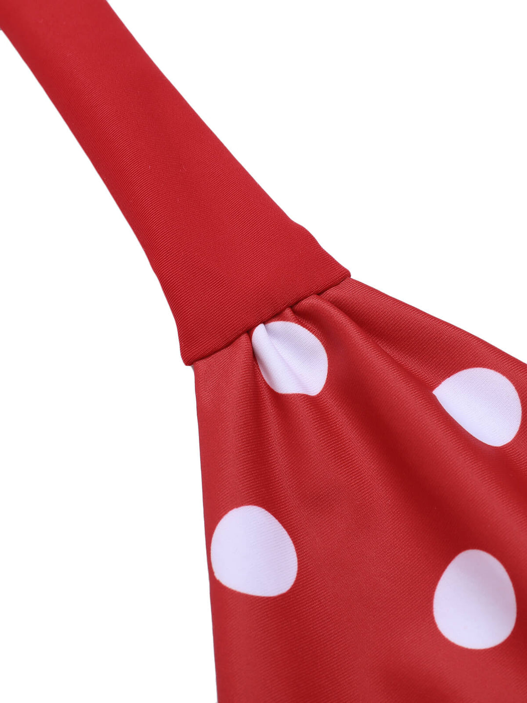 Red 1950s Polka Dot Halter Separate Swimsuit, vintage swimsuit, pin-up swimwear - perfect for women who love vintage and retro fashion