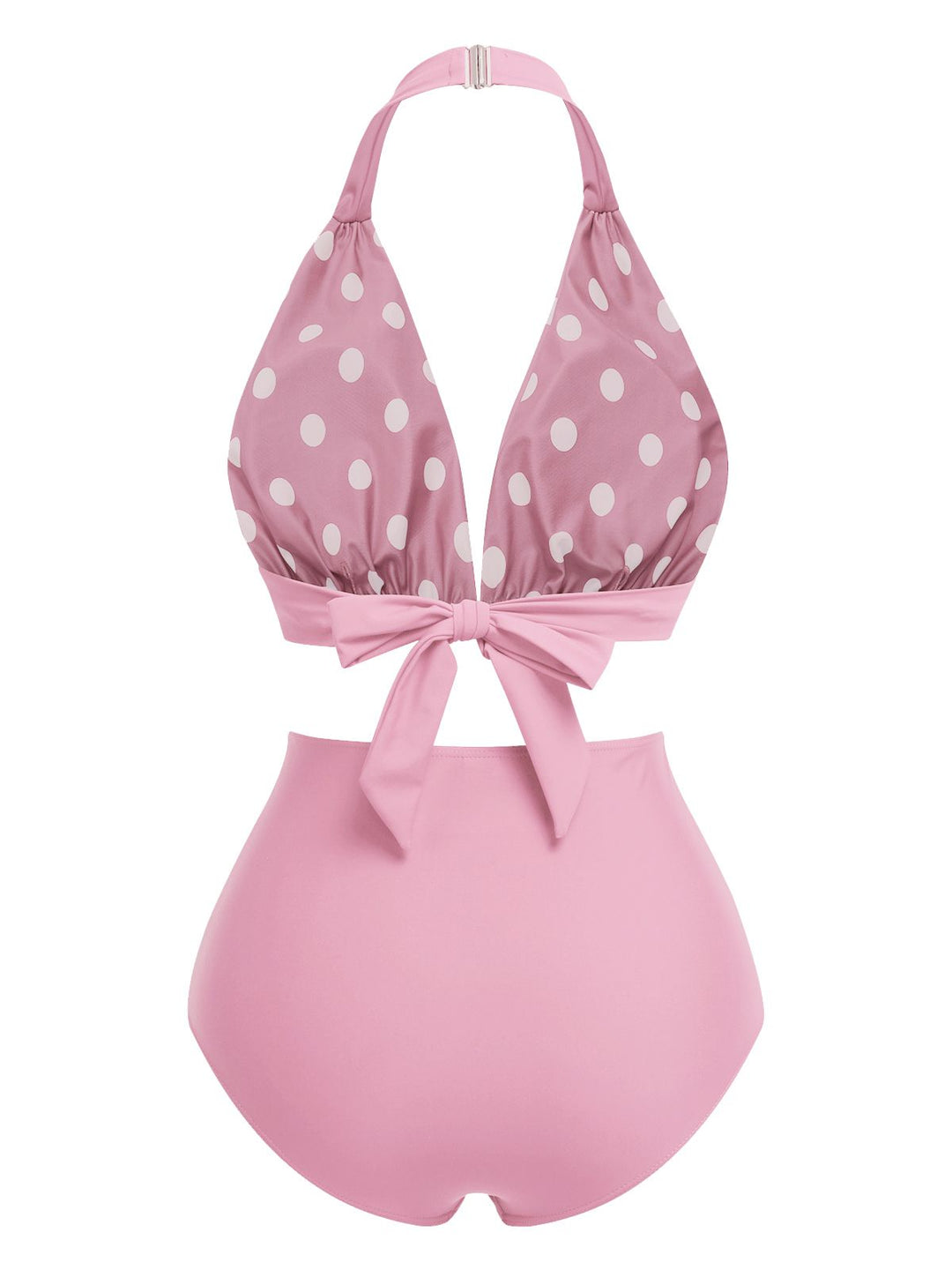1950s Polka Dot Halter Separate Swimsuit — because 1950s glamour never goes out of style
