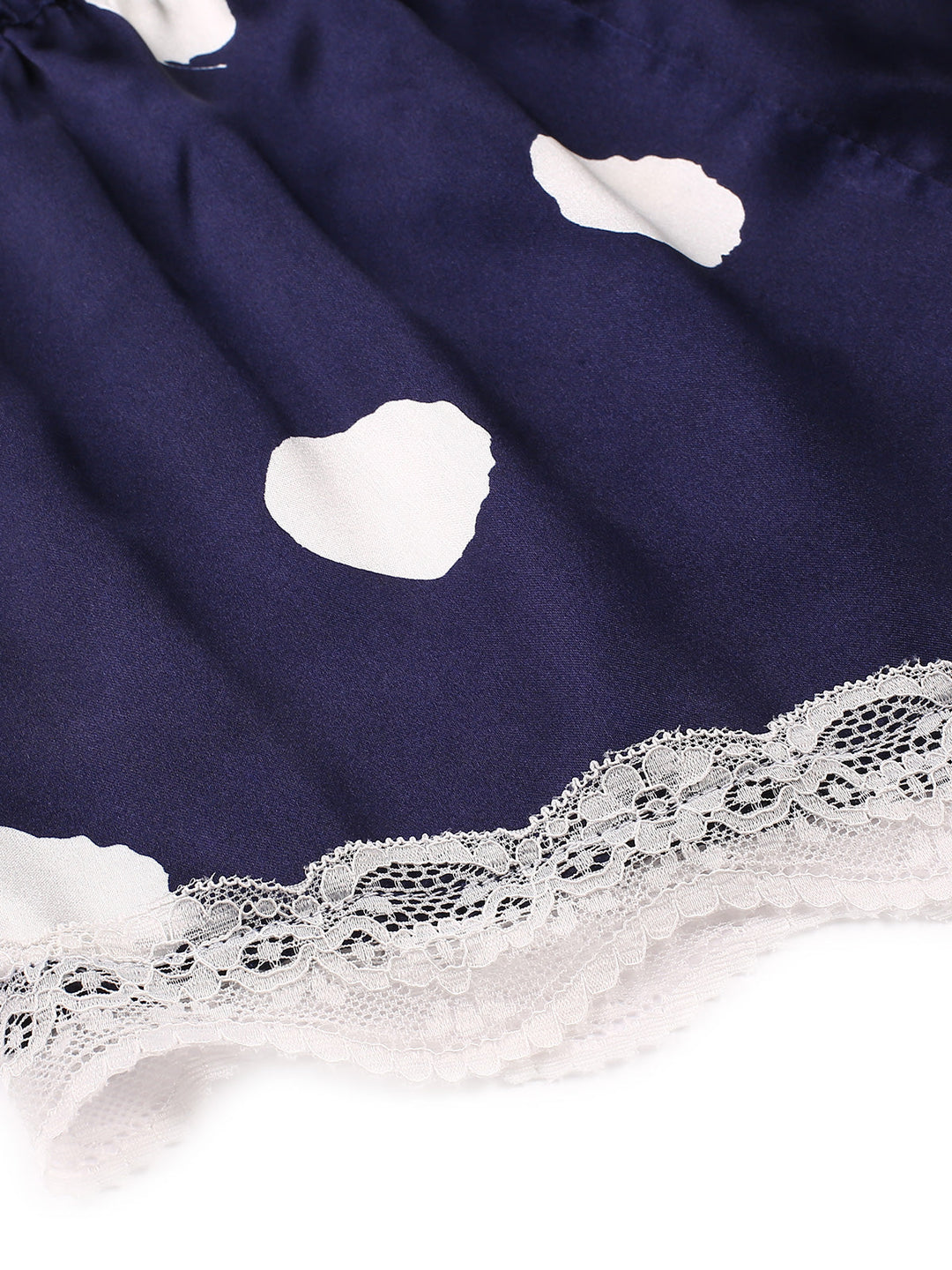 Polka Dot Lace Camisole Sleepwear — jazz-age spirit for her morning coffee