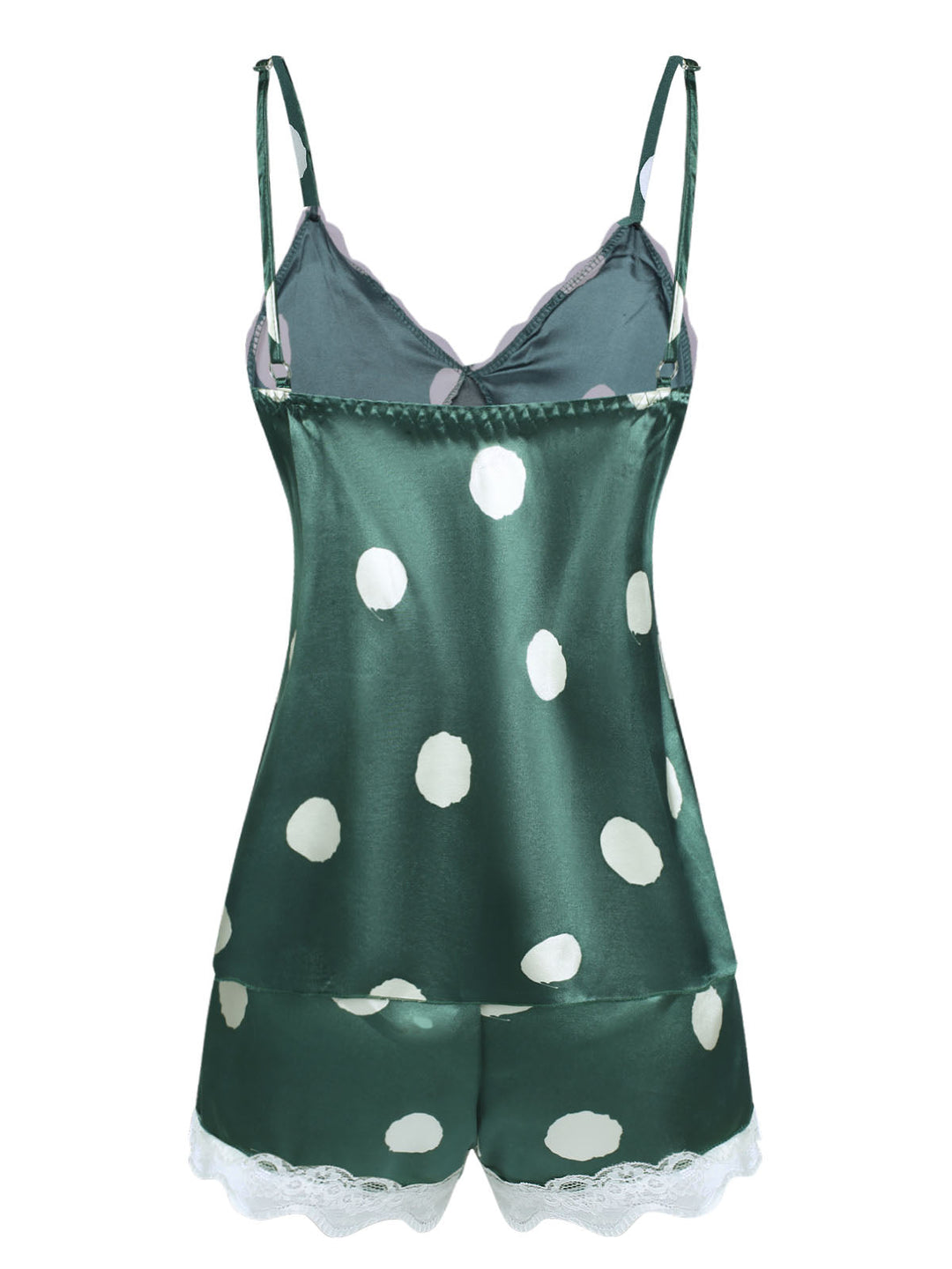 This Polka Dot Lace Camisole Sleepwear brings soul to her everyday