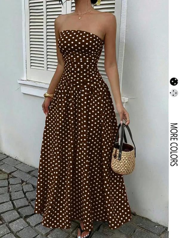 1950s Polka Dot Vintage Classic Dress 11