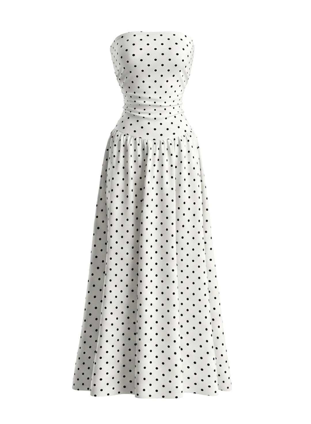 1950s Polka Dot Vintage Classic Dress 12