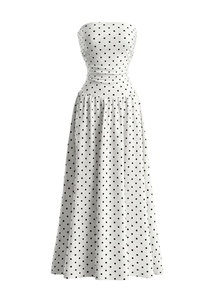 1950s Polka Dot Vintage Classic Dress 12
