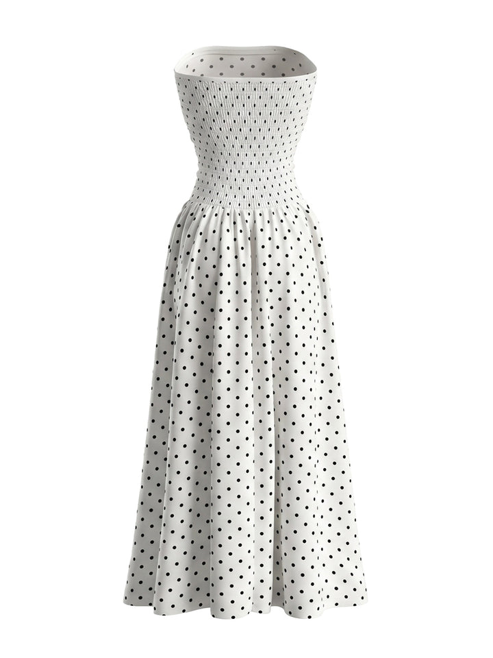 1950s Polka Dot Vintage Classic Dress 13