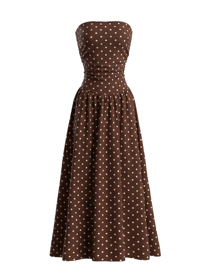 1950s Polka Dot Vintage Classic Dress 7