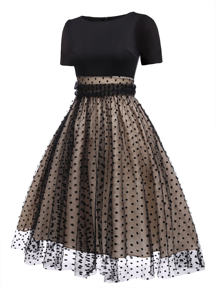 1950s Polka Dot Swing Vintage Dress: timeless style reimagined