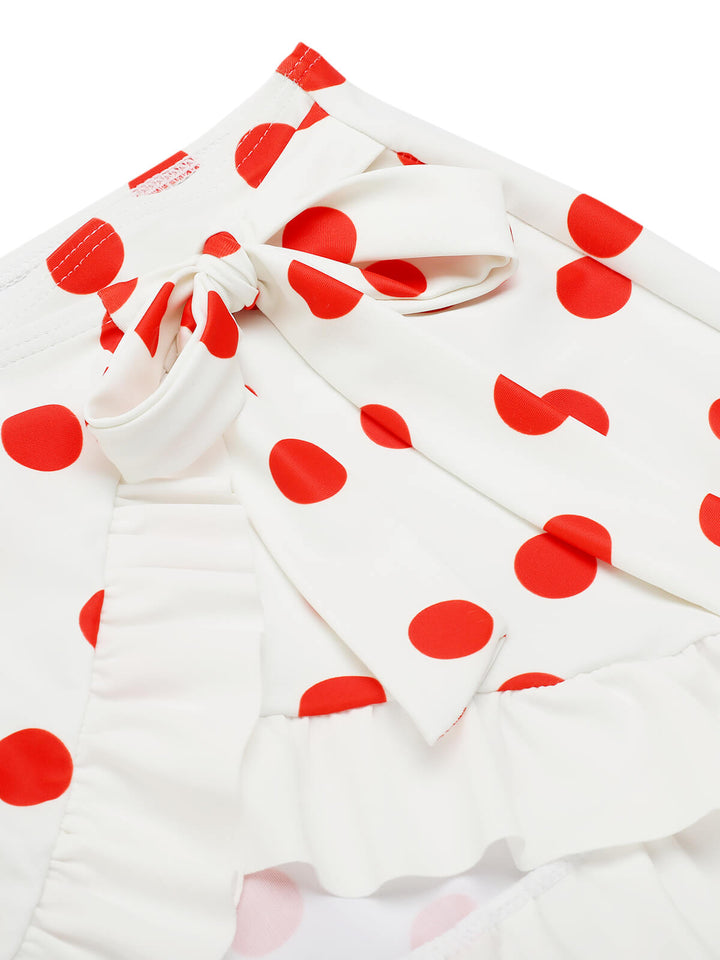 1950s Retro Polka Dots Bikini Set &amp; Apron: timeless style reimagined