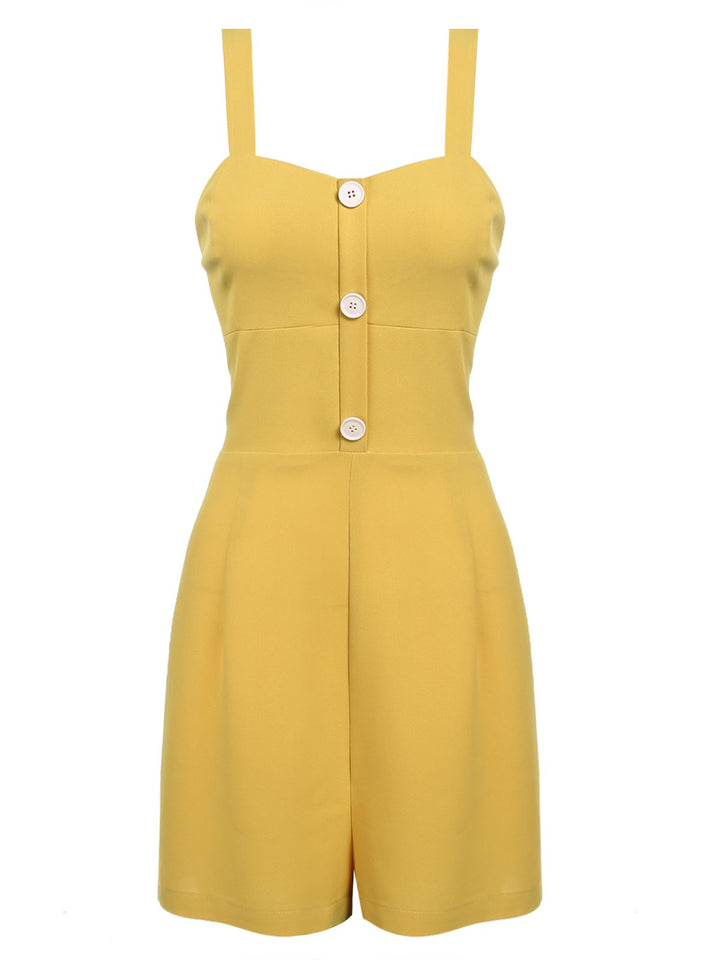 1950s Romper &amp; White Floral Skirt, classic vintage style elegant retro fashion - Image 2
