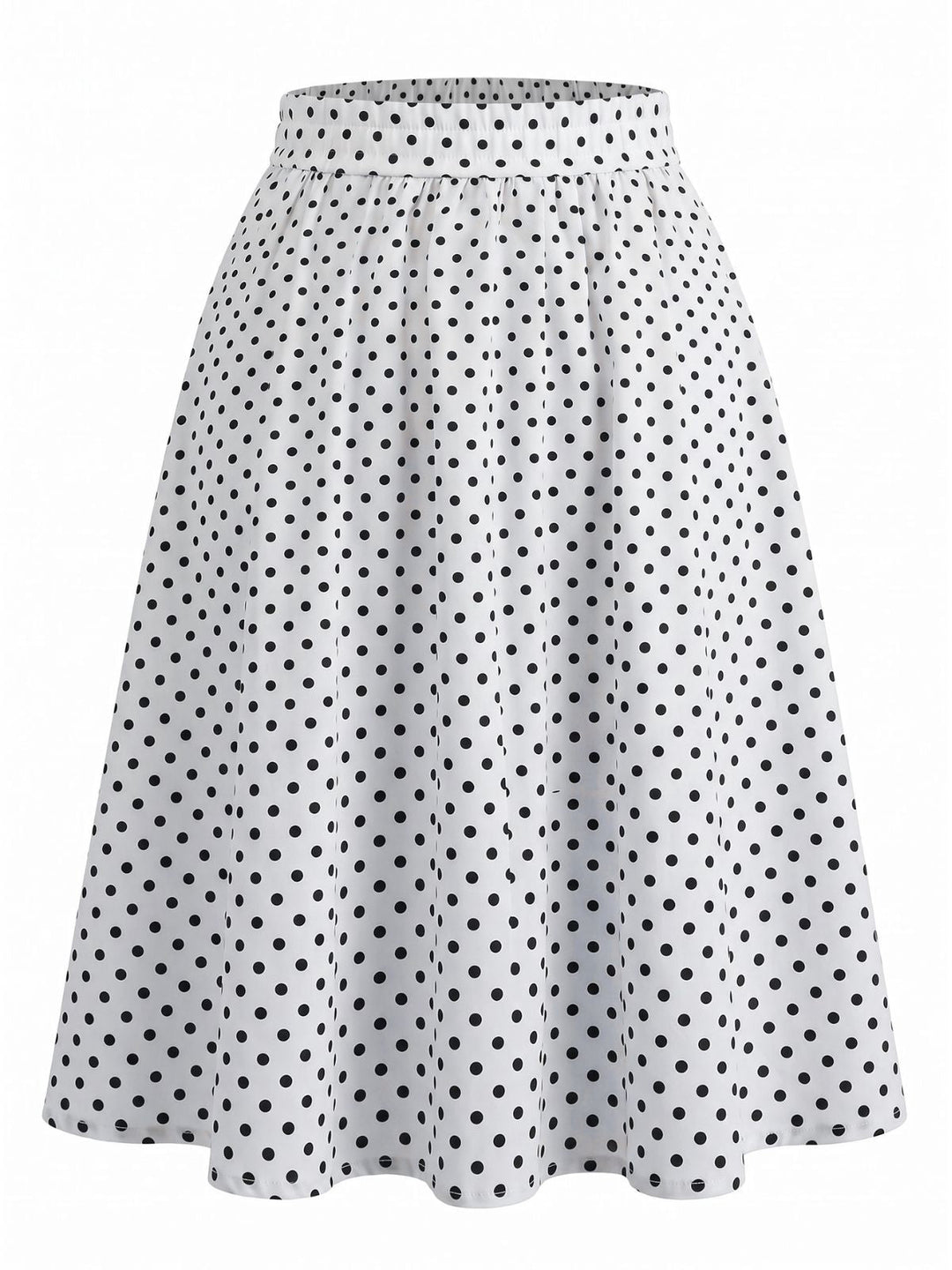 1950s Plaid Puff Sleeve Lapel Collar Skirt 5