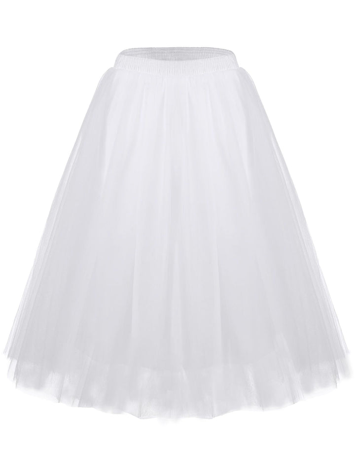 1950s Ruffle Petticoat Tutu Underskirt: timeless style reimagined