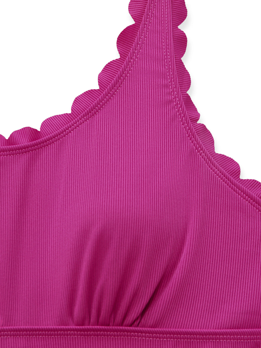 Pink Ruffle Slim Bikini One Piece One Piece Swimsuit 8