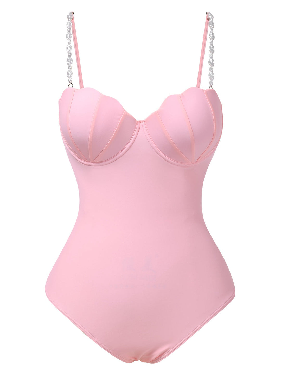 1950s Seashell Pearl Straps OnePiece | 1950s | vintage swimsuit, retro beachwear