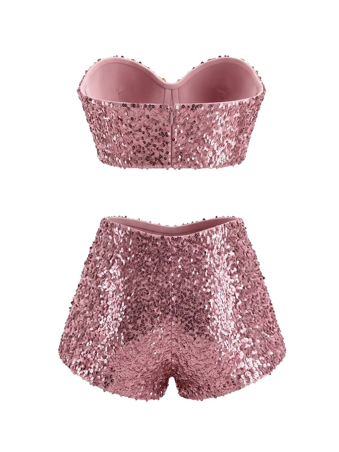 Sequin-Starfish-Bandeau-Bikini-Set, vintage, retro, swimwear