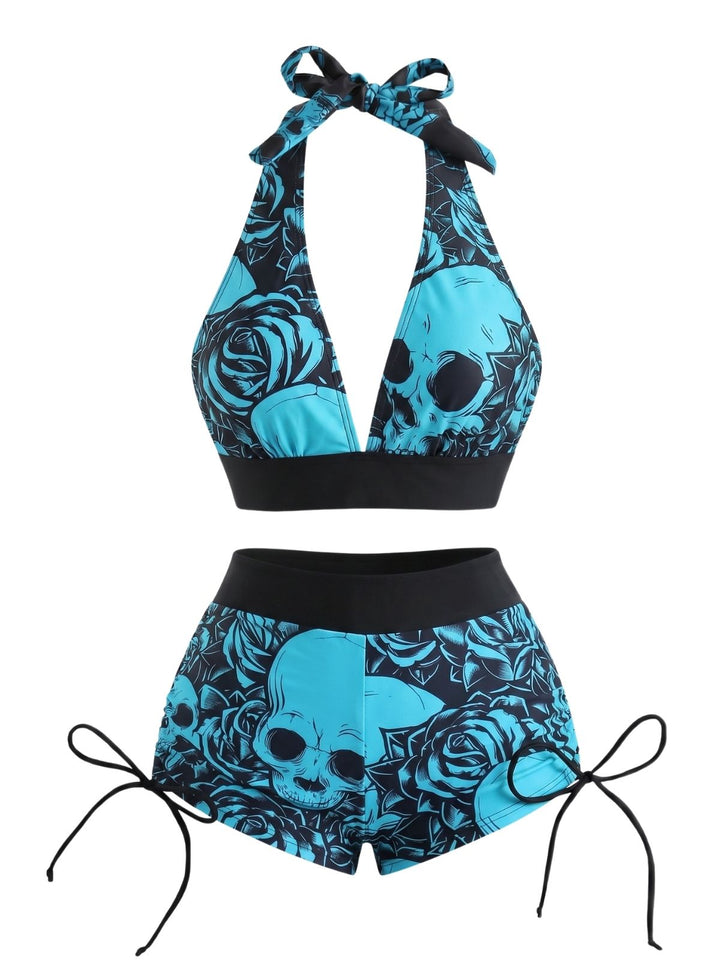 Print Modest Tankini Set