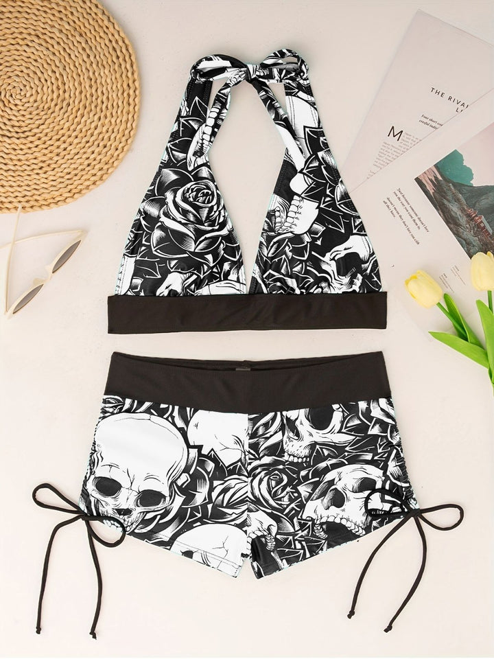 Print Modest Tankini Set 5
