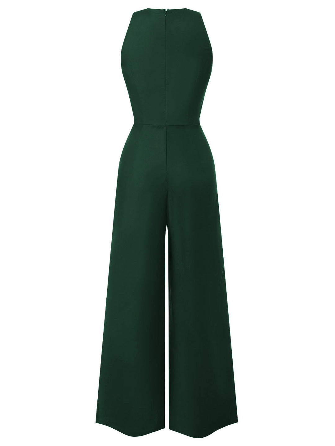 1950s Sleeveless Buttoned Solid Jumpsuit | 1950s | vintage romper, retro jumpsuit