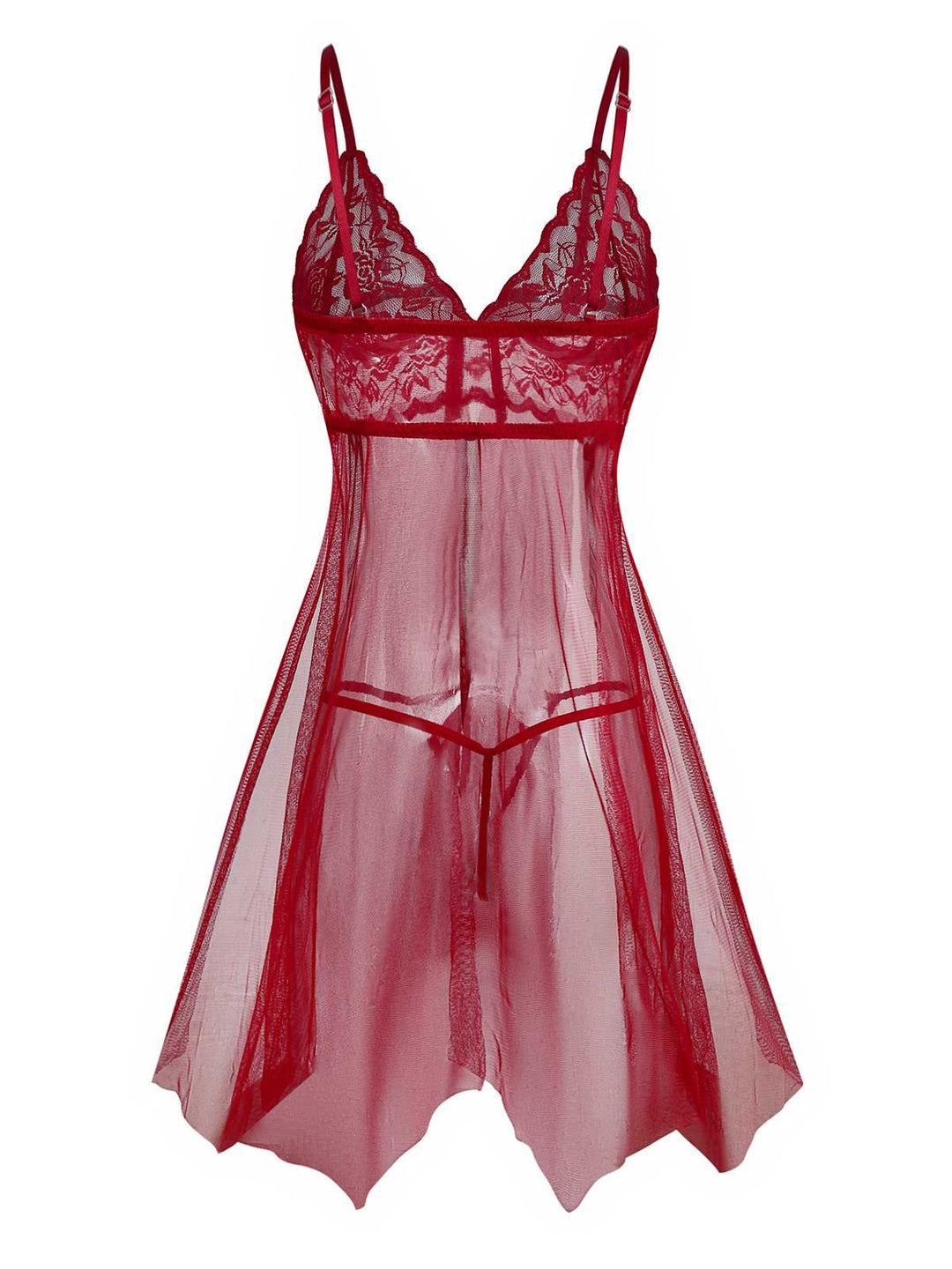 Slip Lace Bow Sheer Nightdress - vintage dress, retro fashion, rockabilly