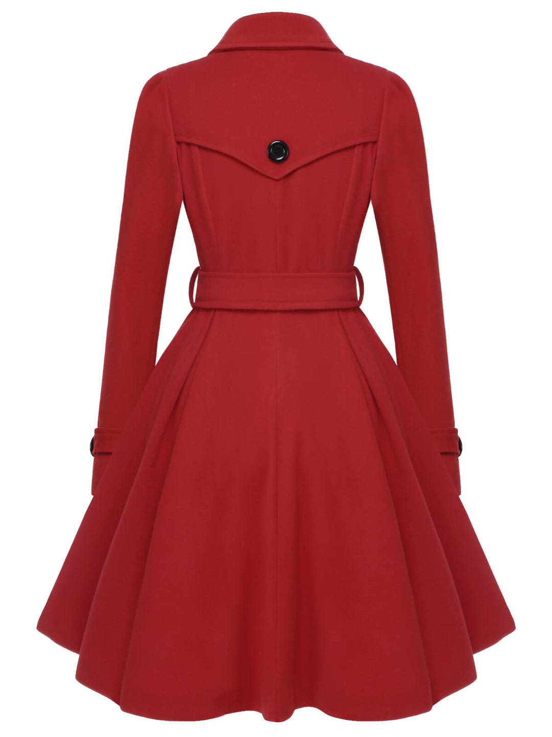 1950s Solid Color Lapel Slim Coat, vintage coat, outerwear - perfect for women who love vintage and fashion