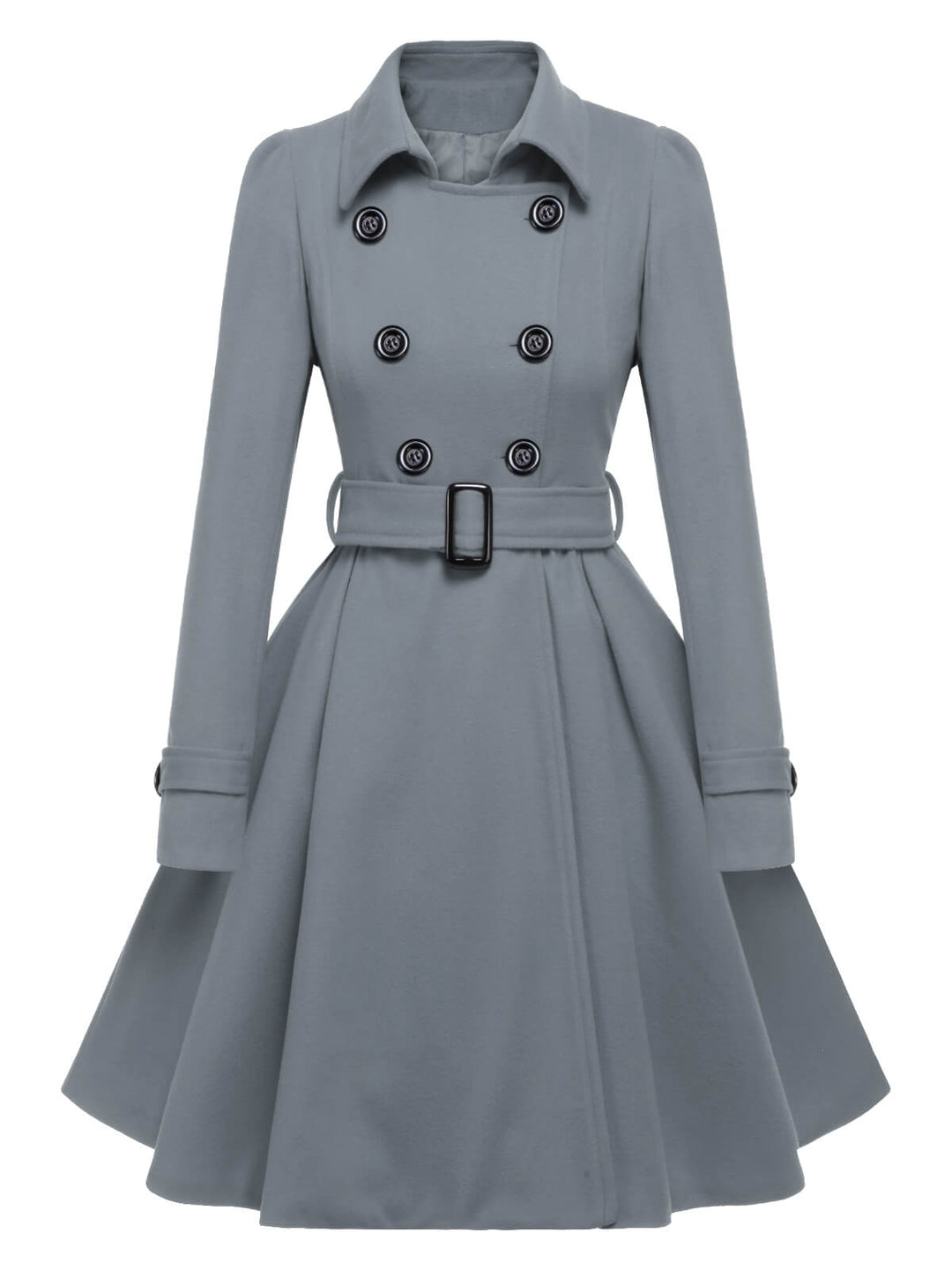 1950s Solid Color Lapel Slim Coat, vintage coat, outerwear - perfect for women who love vintage and fashion