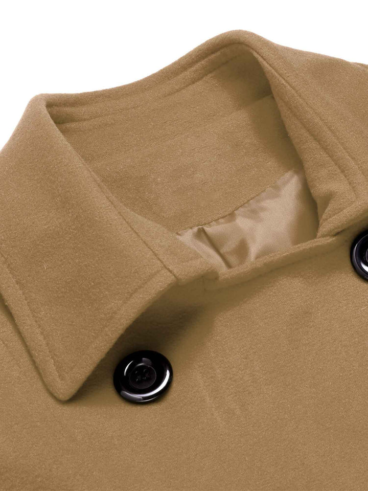 1950s Solid Color Lapel Slim Coat, vintage jacket, coat, classic outerwear, women, elegant