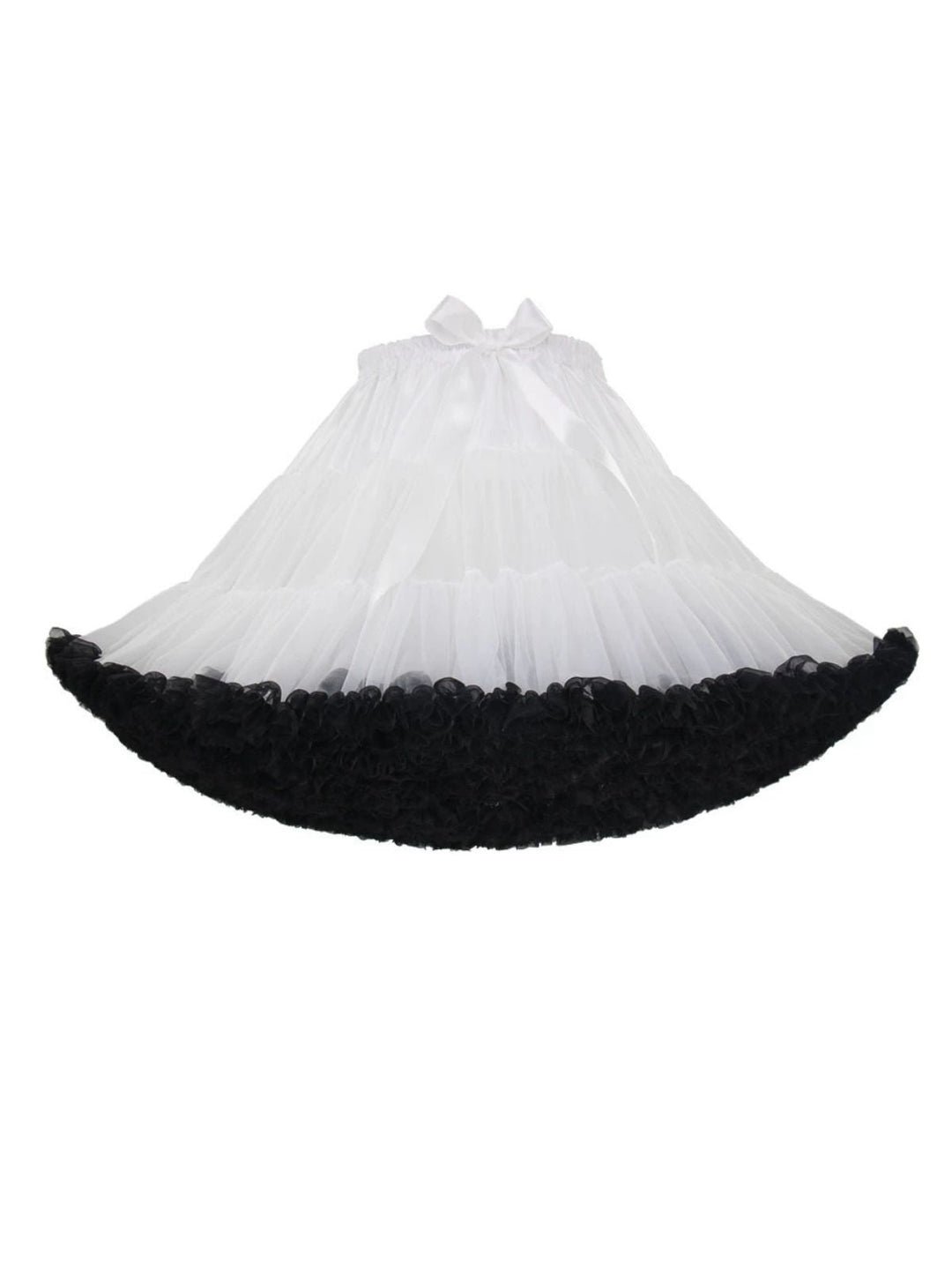 1950s Solid Halloween Mesh Underskirt Petticoat - vintage skirt, retro style