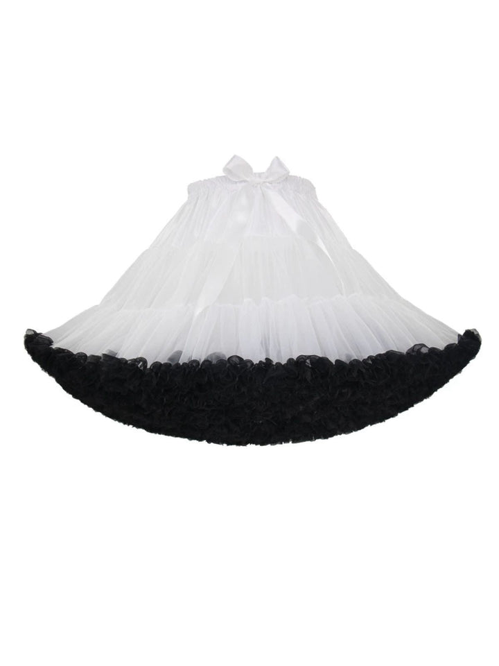 1950s Solid Halloween Mesh Underskirt Petticoat - vintage skirt, retro style