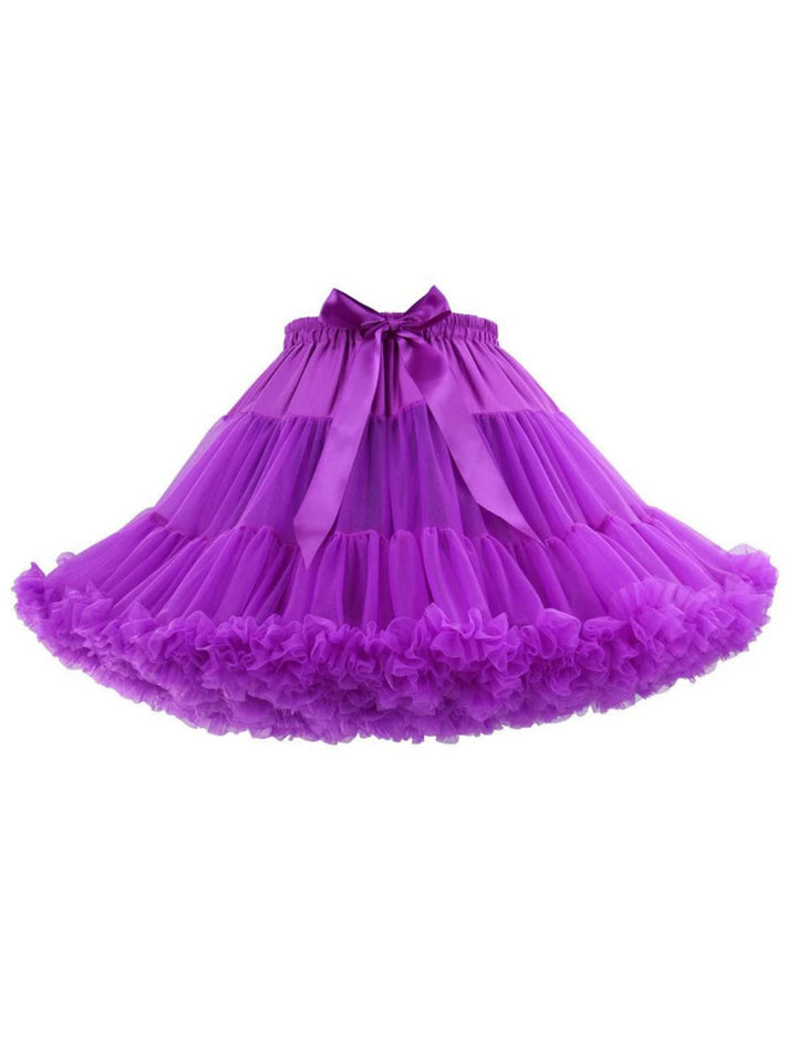 1950s Solid Halloween Mesh Underskirt Petticoat - vintage skirt, retro style