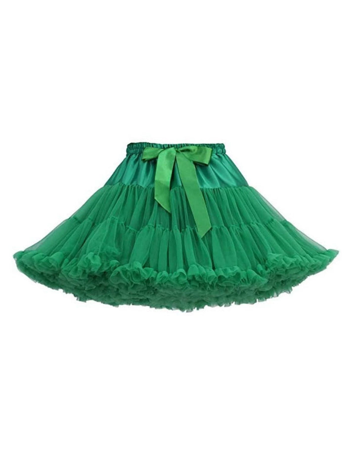 1950s Solid Halloween Mesh Underskirt Petticoat - vintage skirt, retro style