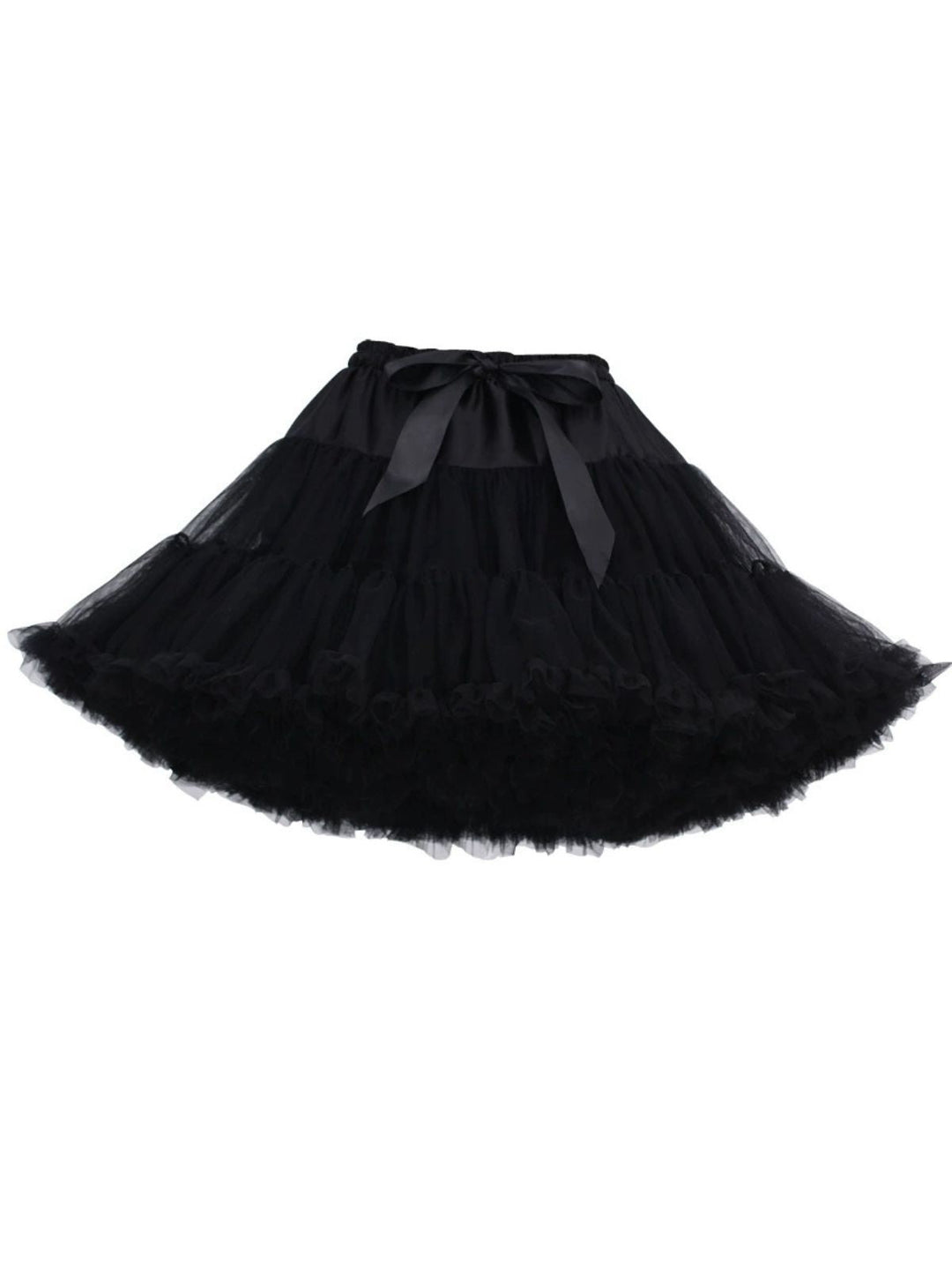 1950s Solid Halloween Mesh Underskirt Petticoat - vintage skirt, retro style