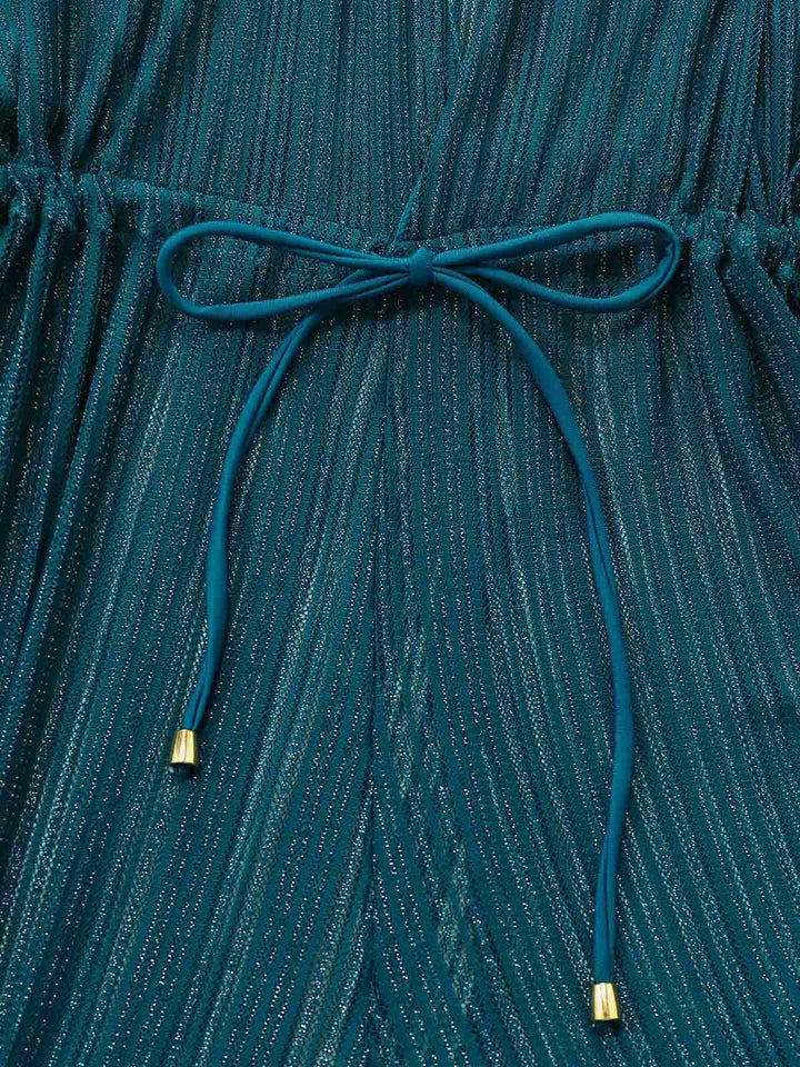 Solid-Halter-Bikini-Set-Shimmer-Cover-Up, vintage, retro, swimwear