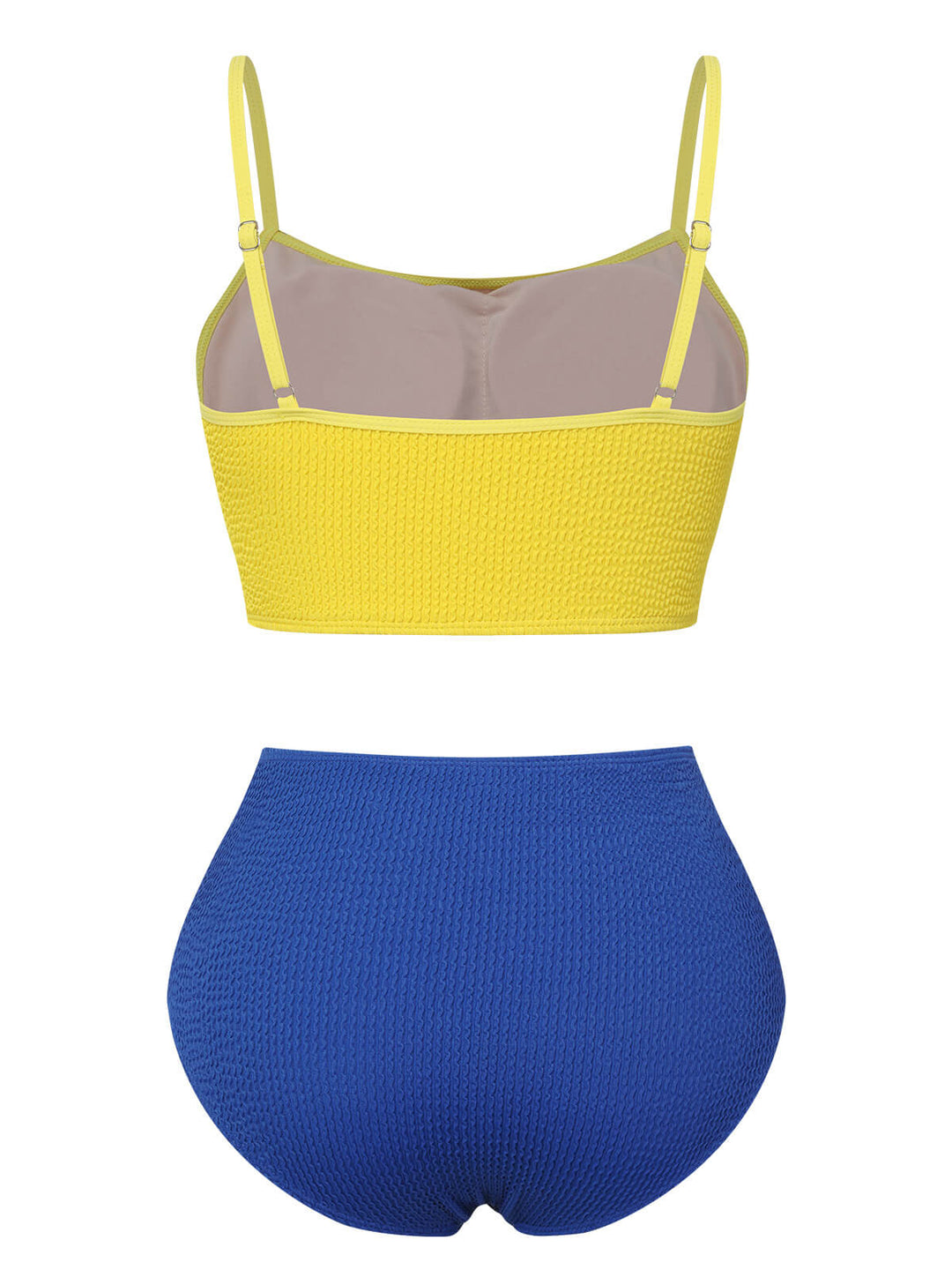 1950s Solid High Rise Strap Swimsuit, vintage swimsuit, pin-up swimwear - perfect for women who love vintage and retro fashion