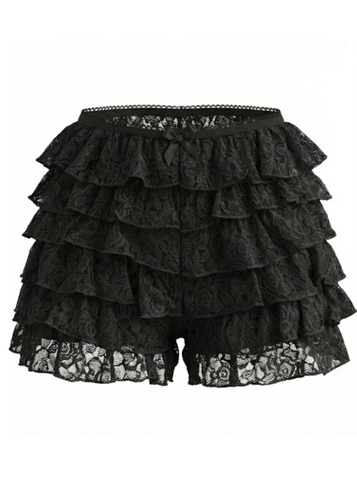 1950s Solid Lace Mini Shorts - vintage fashion, retro style