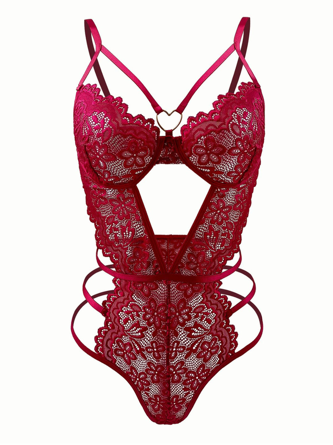 Solid Lace Sheer Cut-Out Nighties - vintage fashion, retro style