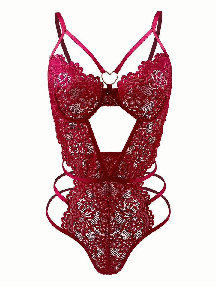 Solid Lace Sheer Cut-Out Nighties - vintage fashion, retro style