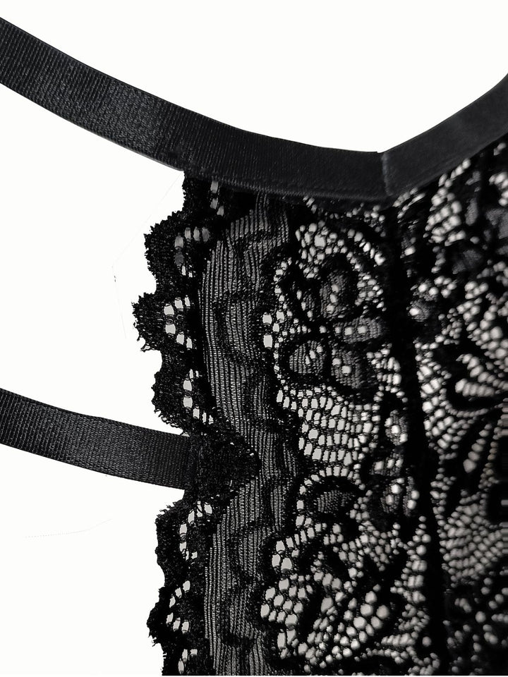 Solid Lace Sheer Cut-Out Nighties - vintage fashion, retro style