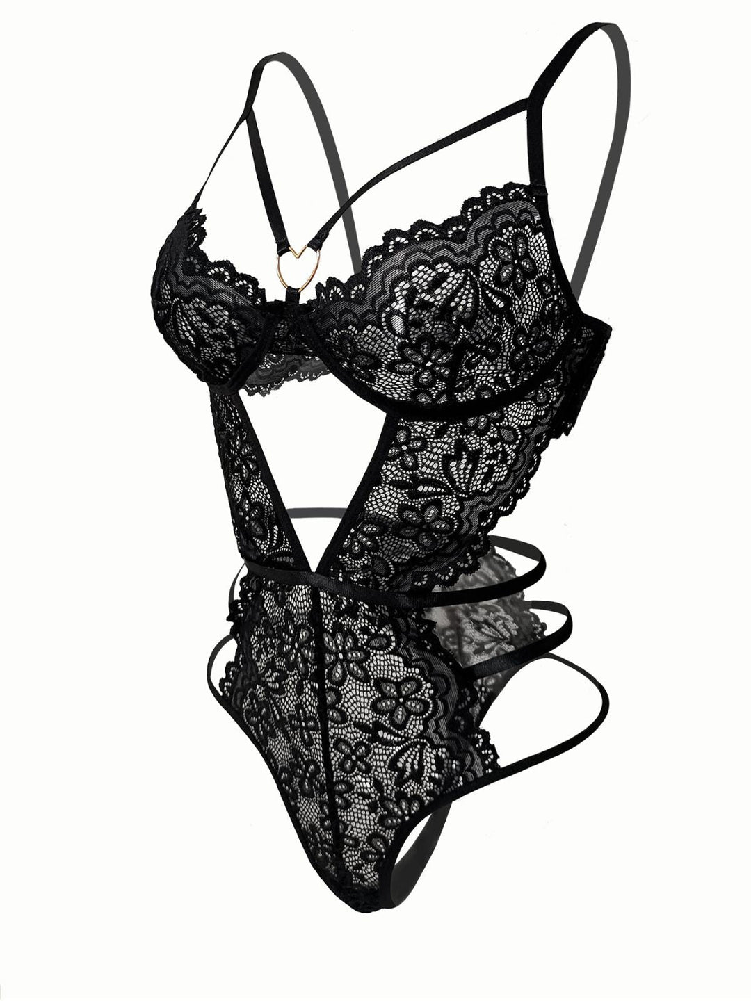 Solid Lace Sheer Cut-Out Nighties - vintage fashion, retro style