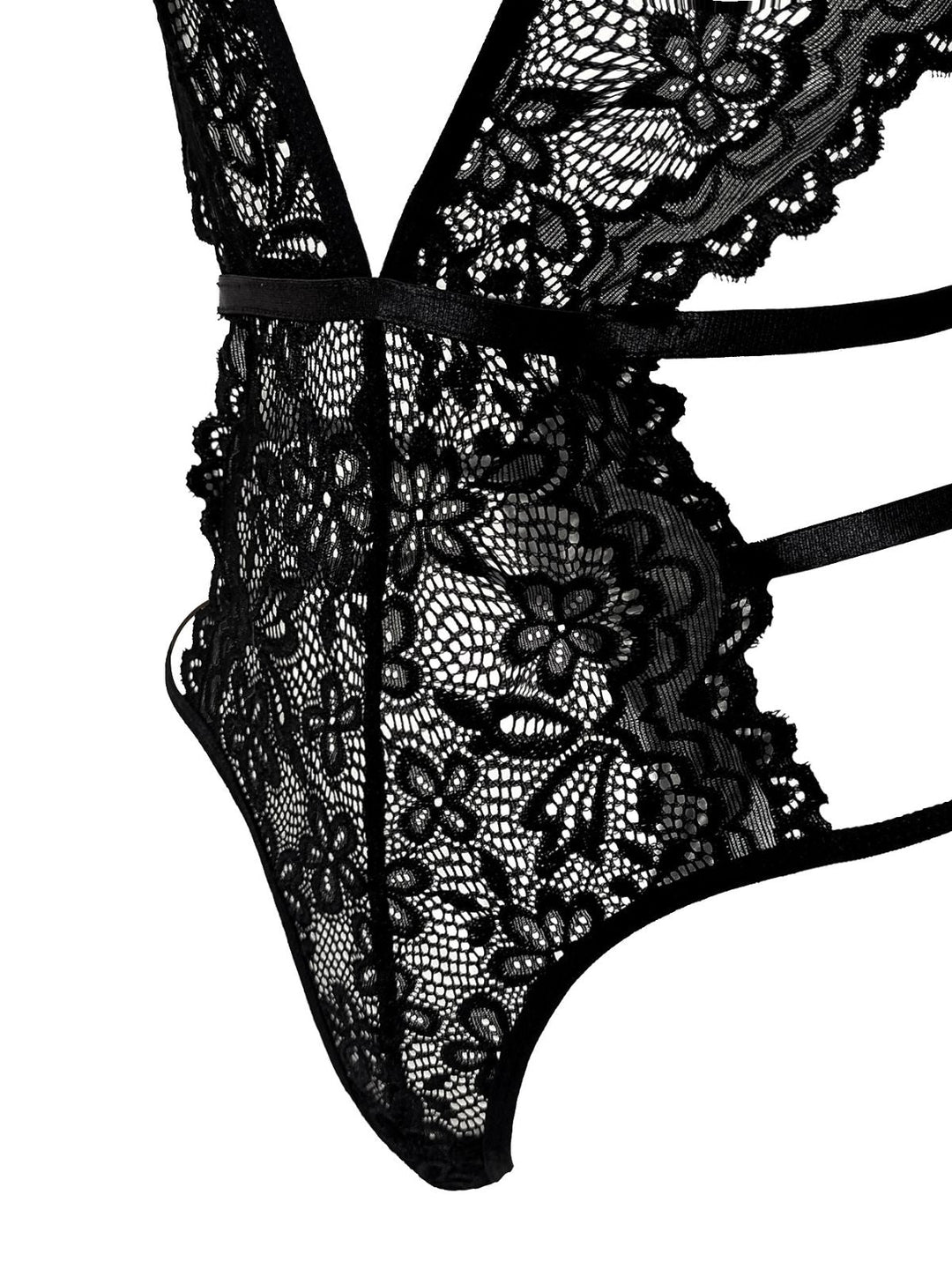 Solid Lace Sheer Cut-Out Nighties - vintage fashion, retro style