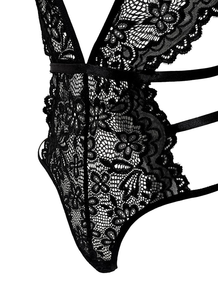 Solid Lace Sheer Cut-Out Nighties - vintage fashion, retro style