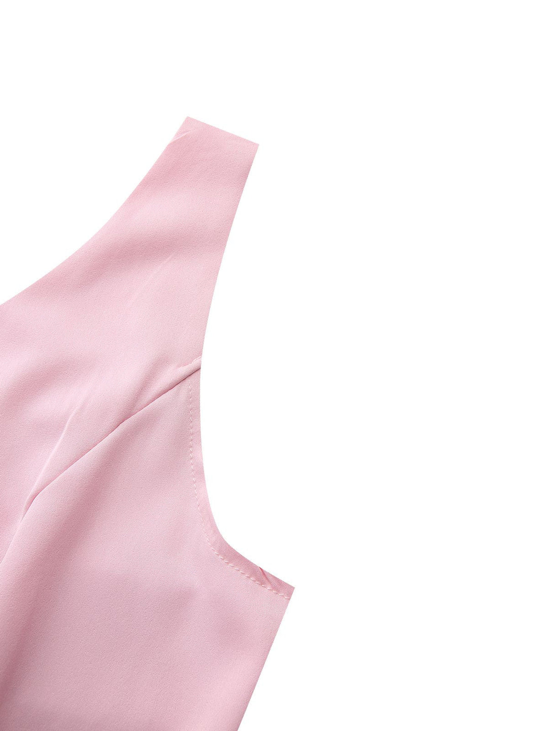 1950s Solid Lapel Capelet Dress - vintage dress, retro fashion, rockabilly