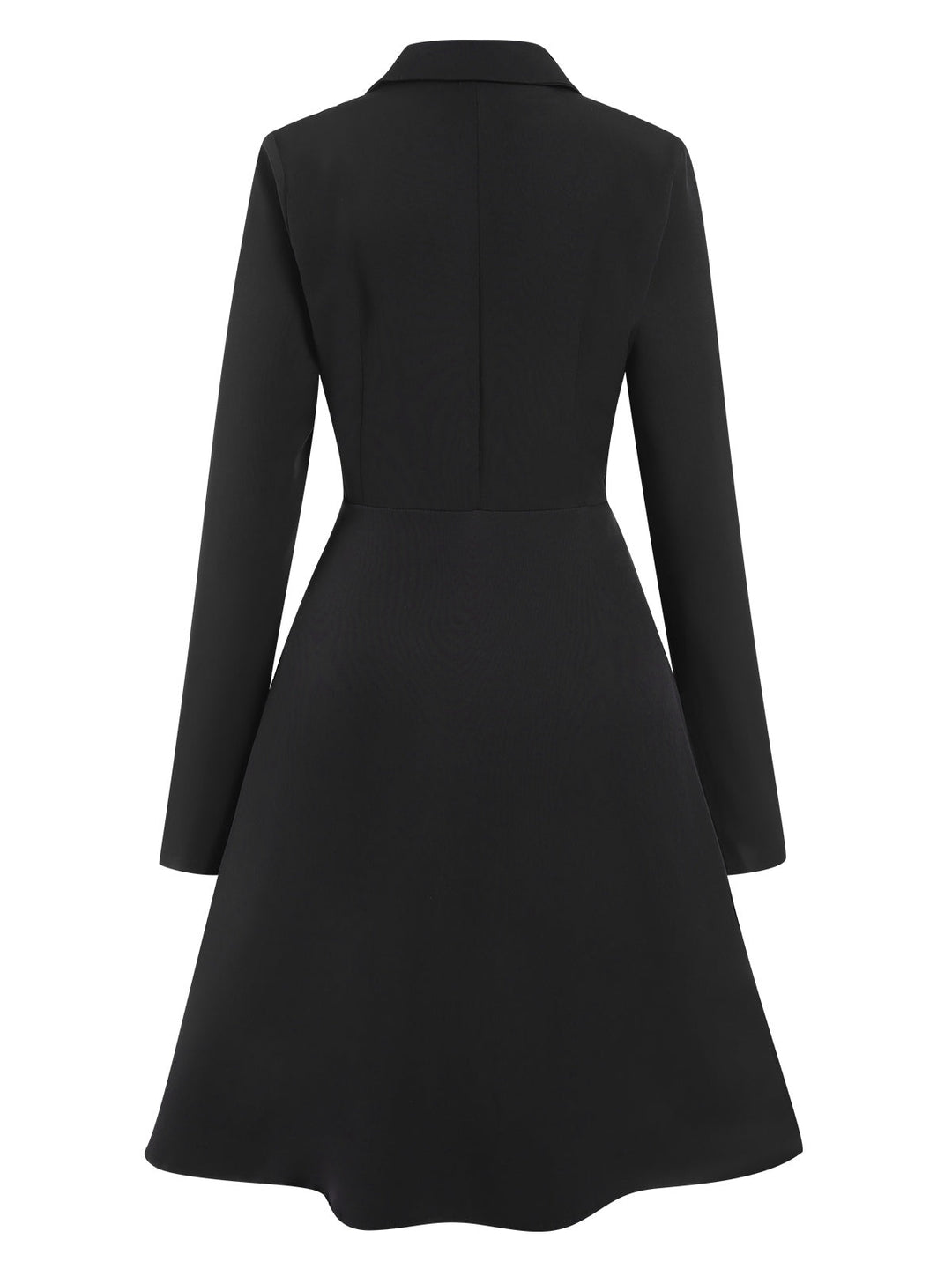 1950s Solid Lapel Double Breasted Trench Coat - vintage fashion, retro style