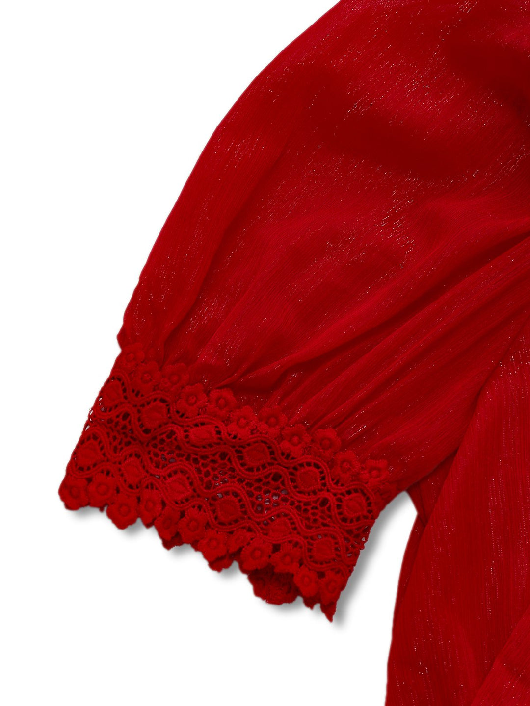 1950s Solid Lapel Floral Lace Tie Neck Jumpsuit - vintage jumpsuit, retro fashion