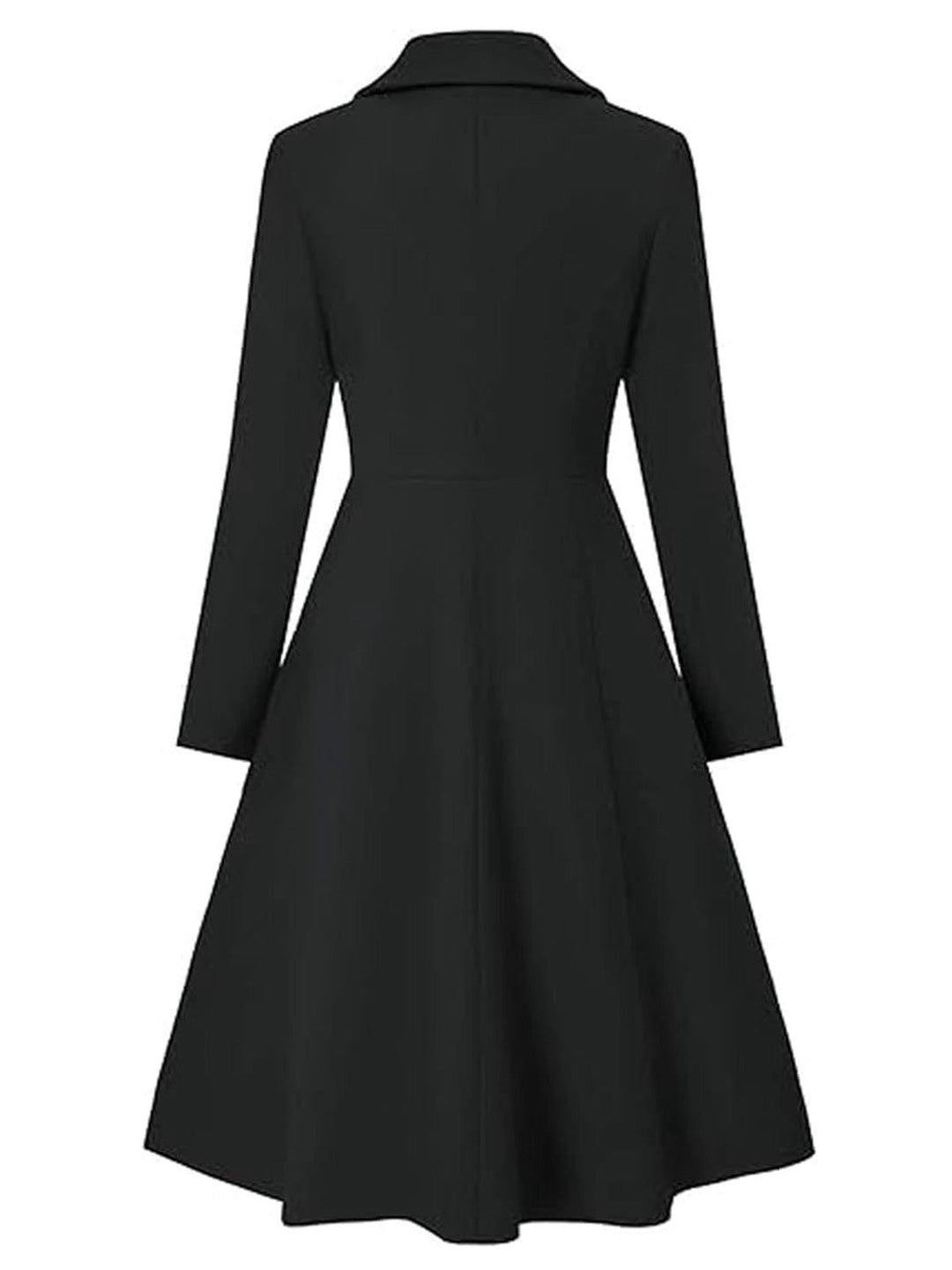 1950s Solid Notched Collar Dress Coat - vintage dress, fashion, rockabilly