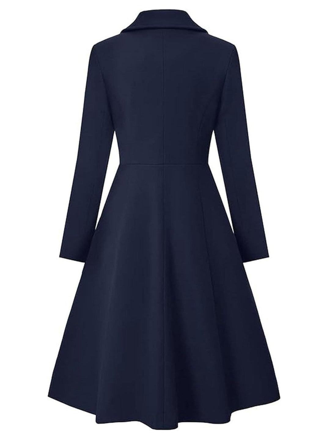 1950s Solid Notched Collar Dress Coat - vintage dress, fashion, rockabilly