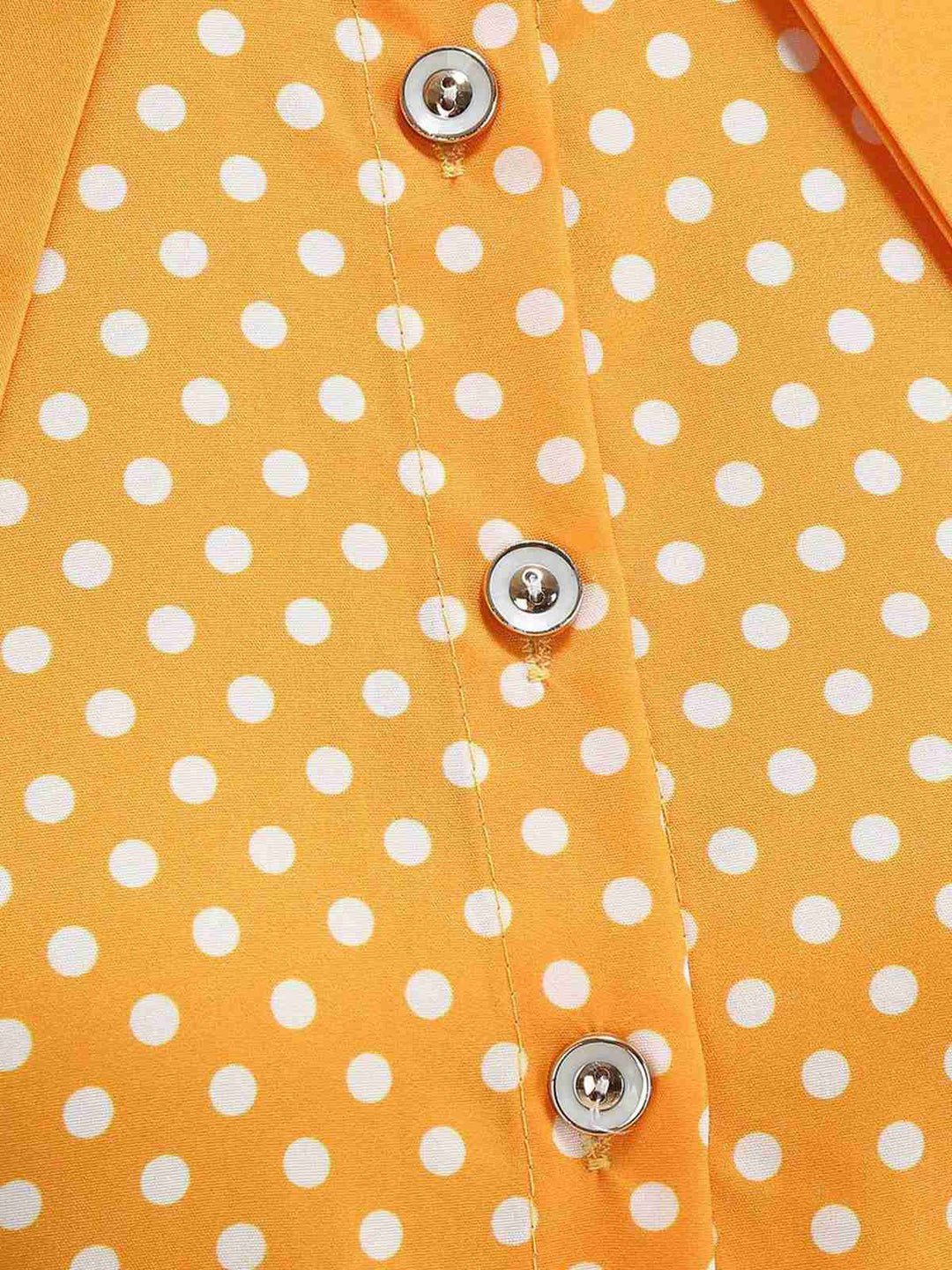 1950s Solid Polka Dot Shirt Collar Belted Swing Dress | vintage dress, retro fashion, elegant style - perfect for retro fashion enthusiasts